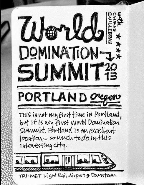 WDS 2013 sketchnotes and the trip in by Mike Rhode. Amazing work!