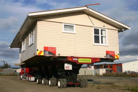 house on a truck